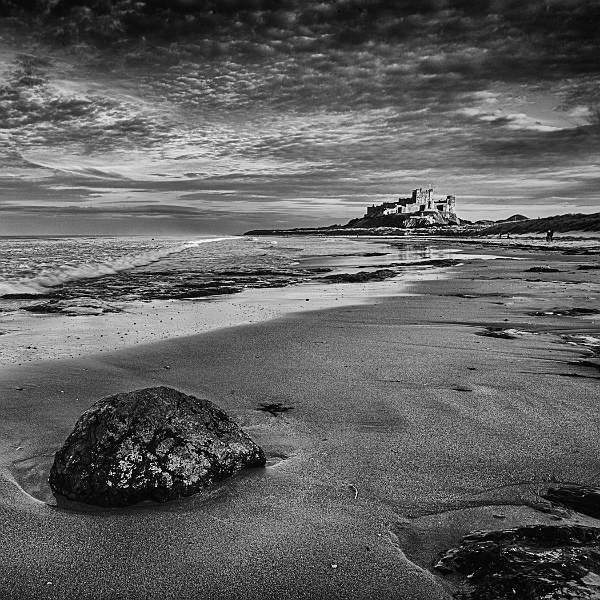 Bamburgh 1 HDR BW SQ.jpg